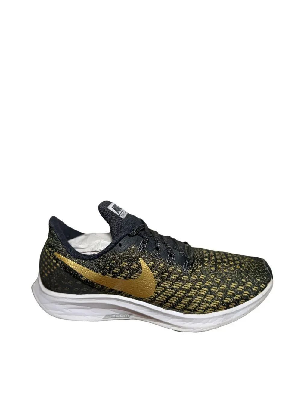 Nike Gold & Black Running Shoe Womens size 8